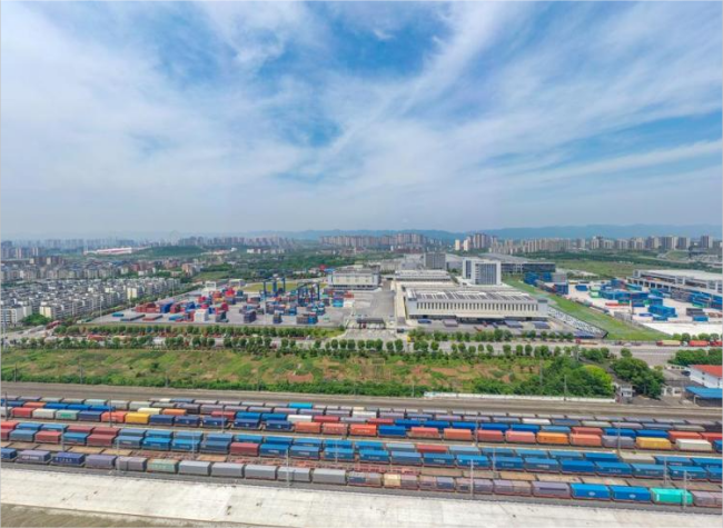 A Glimpse of Chongqing International Logistics Hub Park