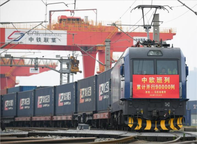 China Ready to Promote China-Europe Freight Train Services with Countries Along Routes: Spokesperson