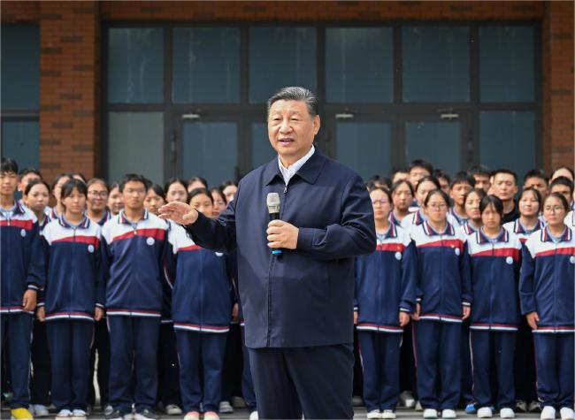 Xi Inspects Northwest China's Qinghai Province