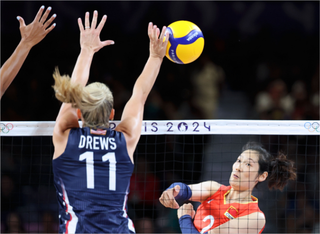 China Edge the U.S. in Five-Set Thriller in Women's Volleyball