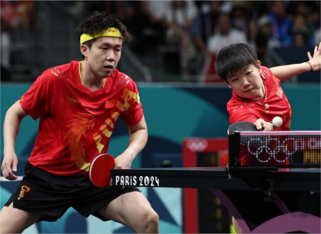 China's Wang/Sun Win Table Tennis Mixed Doubles Gold at Paris 2024