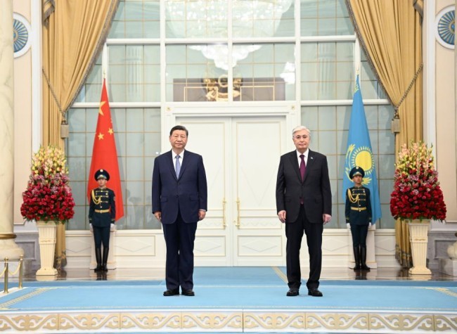 Xi Says Ready to Join Tokayev for More Substantive, Dynamic China-Kazakhstan Community with Shared Future