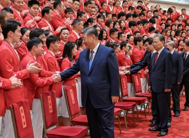 Xi Hails Olympians for Winning Glory for Country