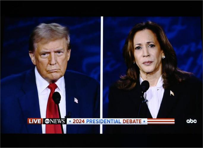Harris, Trump Face off for First Time in 2024 U.S. Presidential Debate