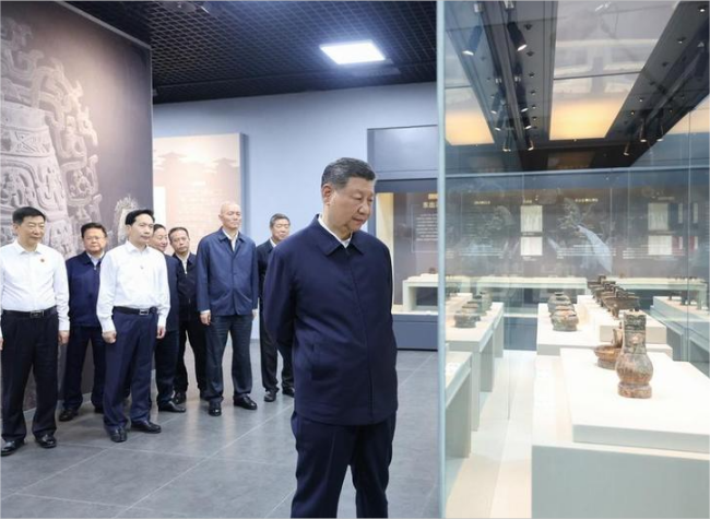Xi Makes Inspections in NW China's Shaanxi, Gansu Provinces