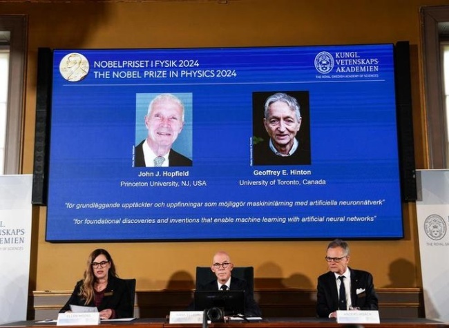 Two Scientists Win Nobel Prize in Physics for Discoveries Enabling Machine Learning