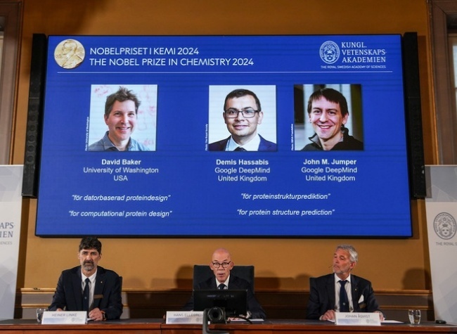 Nobel Prize in Chemistry Awarded to 3 Scientists for Work on Proteins