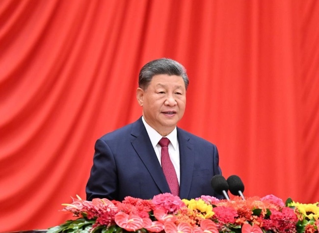 Xi Urges Greater National Achievements, Contributions to Humanity's Peace, Development