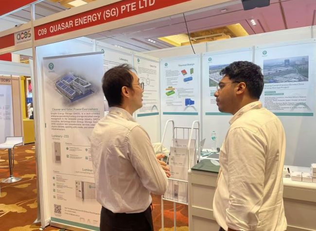 Quasar Energy Unveils Advanced Energy Storage Solutions at Asia Clean Energy Summit