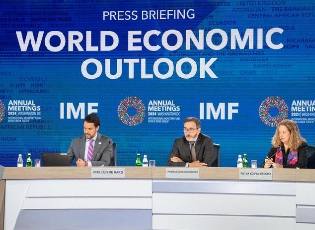 IMF Maintains 2024 Global Growth Forecast at 3.2%, Warns of Geopolitical Tensions
