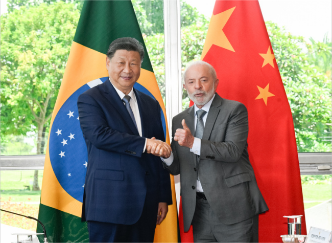 China, Brazil Decide to Elevate Ties in Xi, Lula Meeting