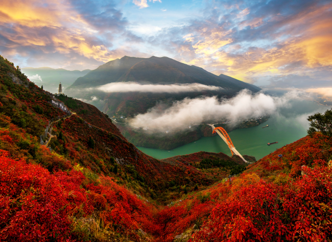 Wushan Red Leaf Festival and Goddess Cup Art Film Week to Open on Nov 16