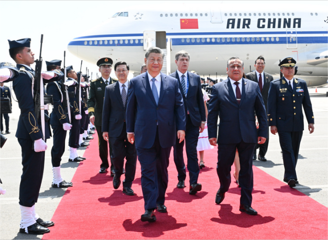 Xi Says His Visit to Take China-Peru Comprehensive Strategic Partnership to New Level