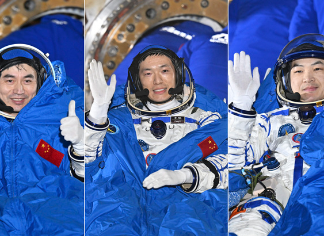 Chinese Astronauts Return to Earth Safely, Experiencing Busy, Joyful Space Life