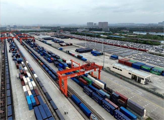 China-Europe Freight Trains Propel High-Level Opening up Quest of Inland Regions