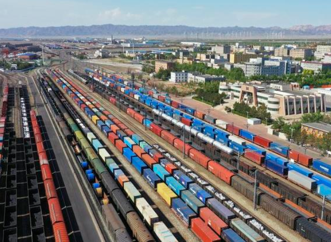 Xinjiang Launches Freight Train Route to Central Asia
