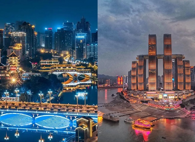 SW China's Chongqing, Sichuan Further Collaboration on Economic Circle and Build 'Fourth Pole'丨AI Creative Shorts