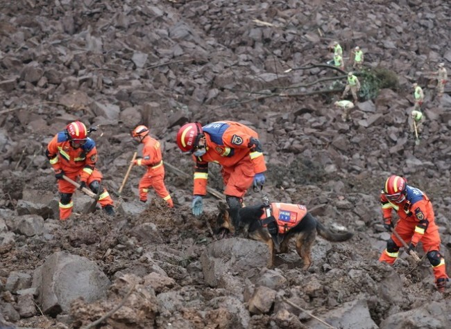 Rescue Efforts Continue After Landslide Hits Southwest China Village