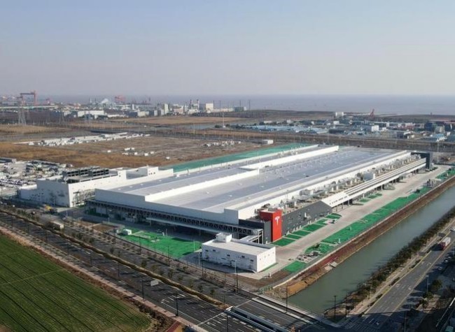Tesla Megafactory in Shanghai Launches Production