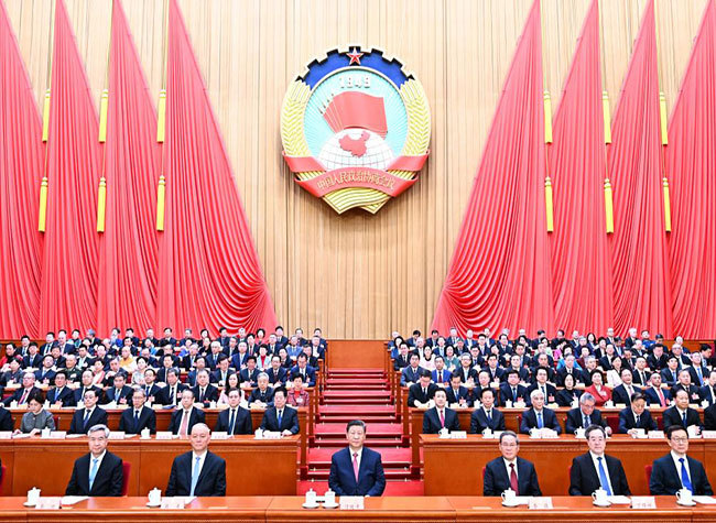 China's Top Political Advisory Body Concludes Annual Session, Vowing Greater Contribution to Modernization
