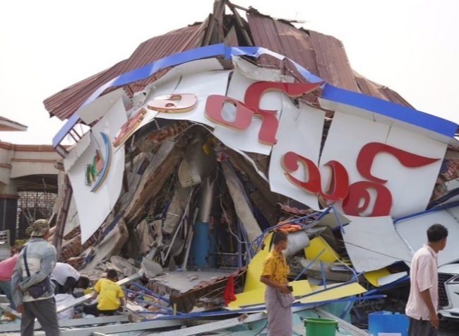 694 Killed, 1,670 Injured, 68 Missing Myanmar's Earthquake
