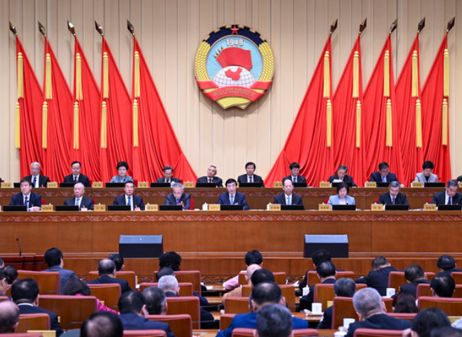 China's Top Political Advisory Body Concludes Standing Committee Session