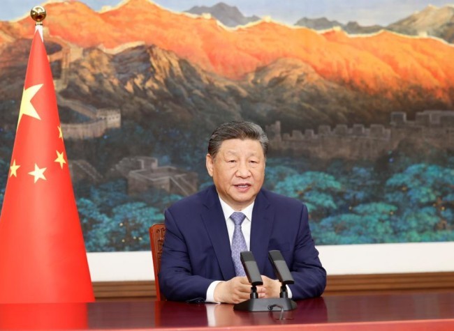 Xi Addresses Leaders Meeting on Climate and the Just Transition, Urging Jointly Advancing Global Climate Governance