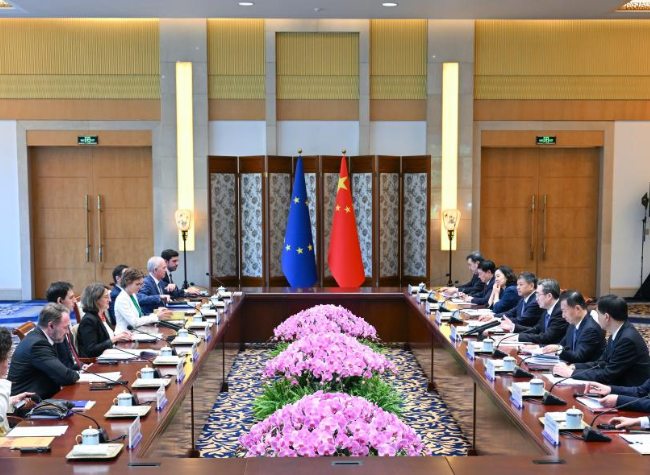 China, EU Hold High-level Environment, Climate Dialogue