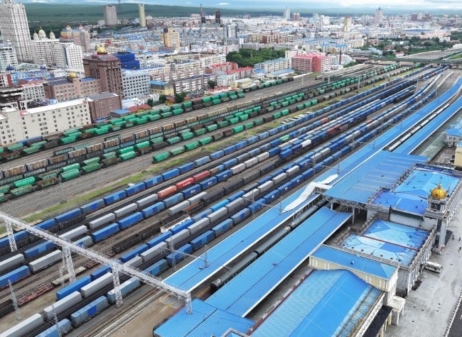 China-Mongolia Border Port Handles Milestone 20,000 China-Europe Freight Trains