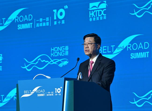 Hong Kong Cements 'Super Connector, Value-Adder' Role at 10th Belt and Road Summit with 33 MoUs