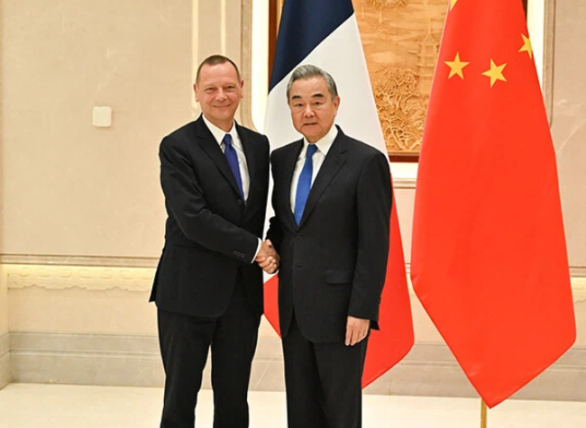China, France Hold 27th Strategic Dialogue