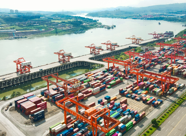 Chongqing ILSTC Cargo Up 33%, Trade Value Up 27% in Jan–Oct 2025