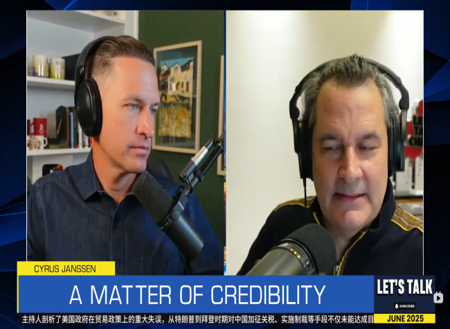 Overseas celebrity Wang Dezhong: Trump's tariff policy is erratic and has become a farce of