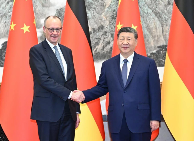 China, Germany Agree to Deepen Partnership, Win-Win Cooperation in Xi-Merz Meeting