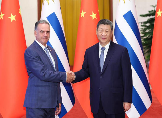 Xi Calls for Cooperation with Uruguay in Multiple Areas