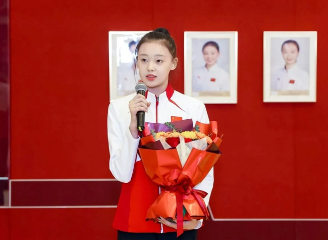 China wins gold in group five balls at Rhythmic Gymnastics World Cup in Sofia