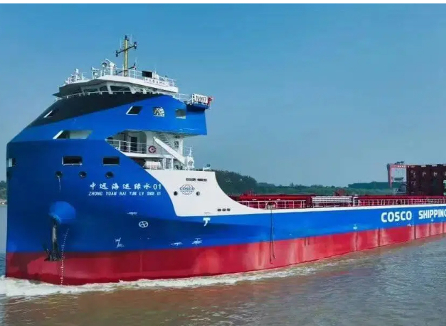 World's Largest Pure Electric Intelligent Container Ship Enters Service in China