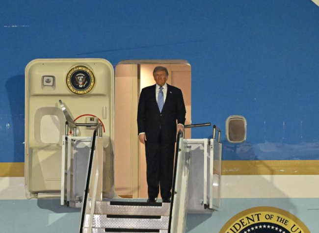 Trump Arrives in Beijing for State Visit to China