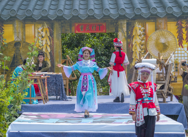 Fields Turned Into Fashion Runways at Chongqing's First Rural "Village T-Show"