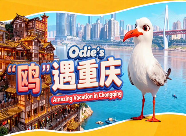 Odie's Amazing Vacation in Chongqing