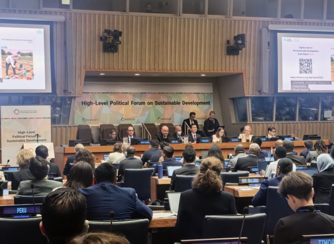 Chinese Youth Volunteers Share Grassroots Solutions at the Forum on Sustainable Development