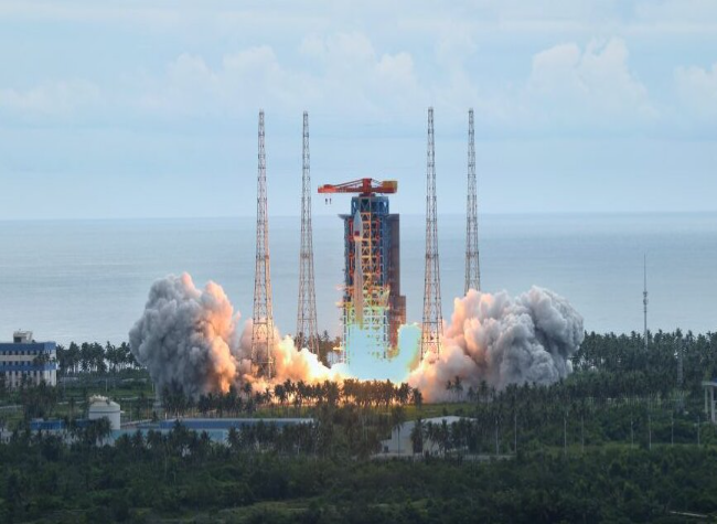 Chinese Long March-8A Rocket Launches New Internet Satellite Group