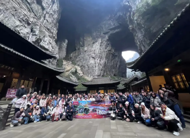 Chongqing Wulong's Inbound Tourism Jumps 82% Through September, Surpassing Last Year's Total